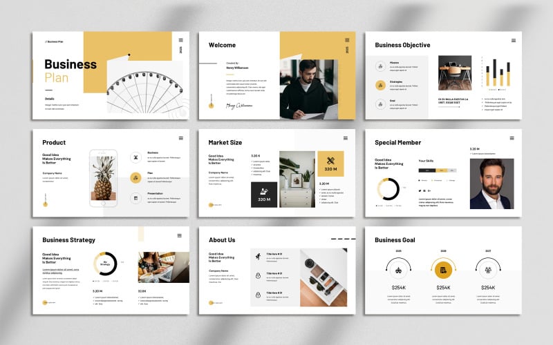 business plan powerpoint presentation template original