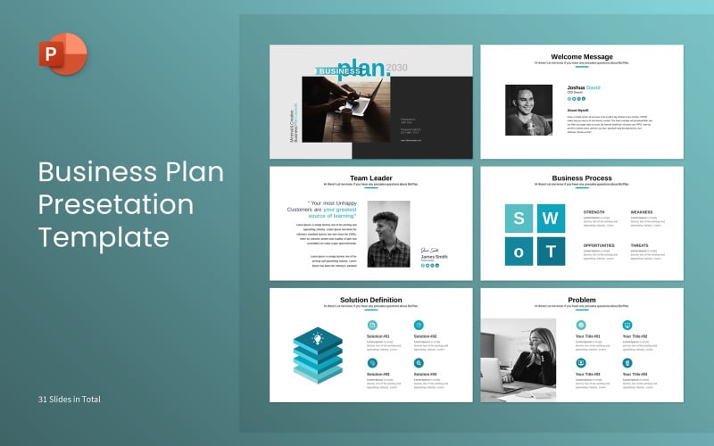 business plan powerpoint templates original