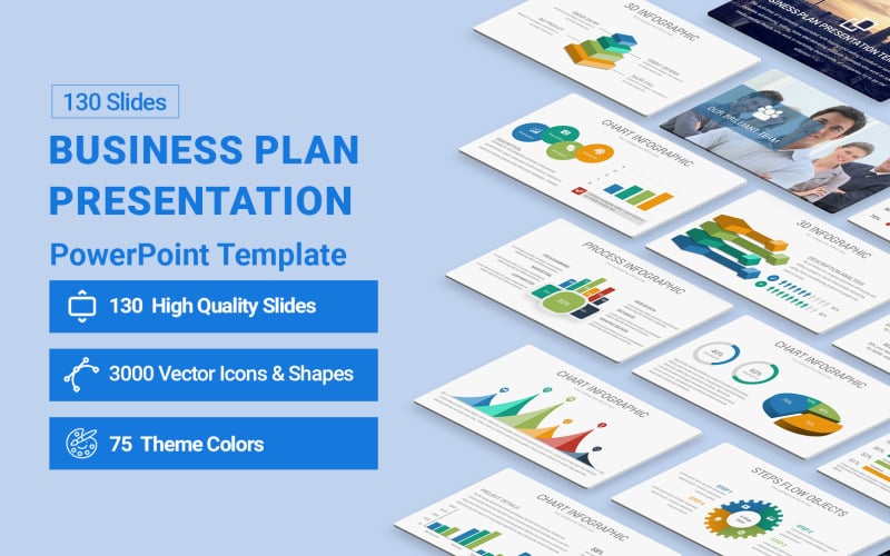business plan presentation diagrams powerpoint template original