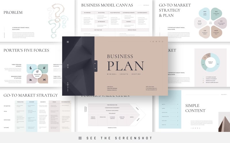 business plan presentation powerpoint template original