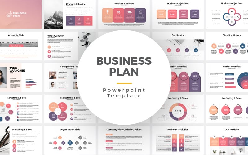 business plan presentation powerpoint template original