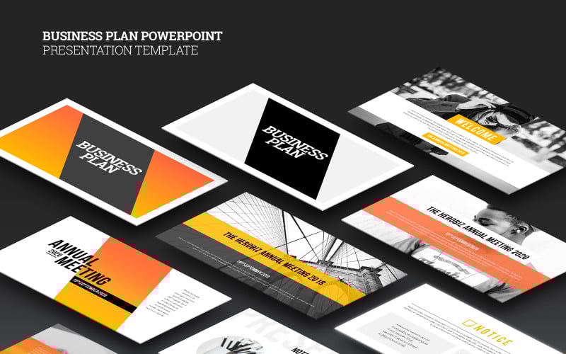 business plan presentation powerpoint template original