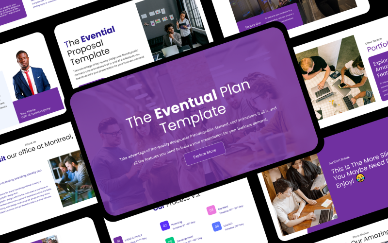 business plan presentation powerpoint template original
