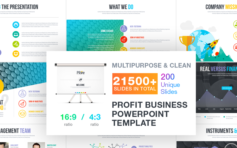 business plan presentation powerpoint template original
