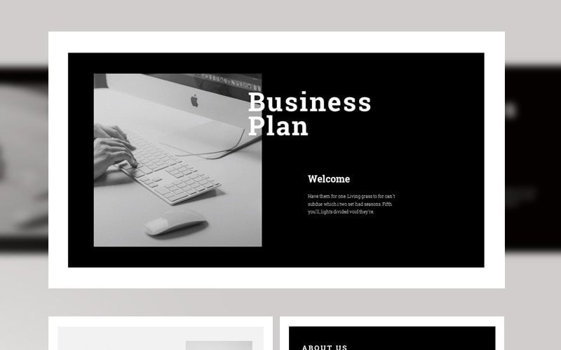 business plan presentation powerpoint template original