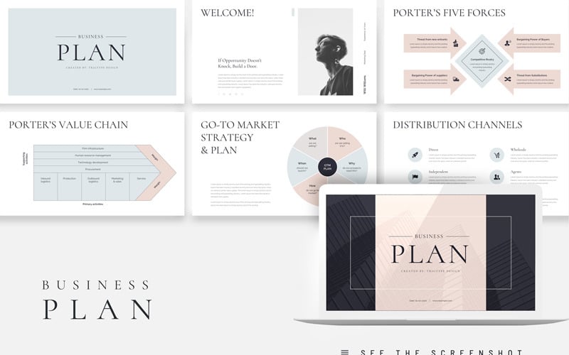 business plan presentation powerpoint template original