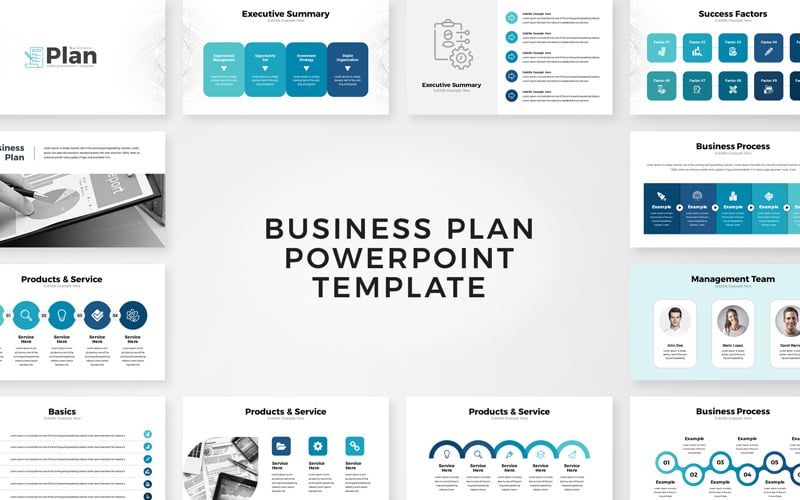 business plan presentation powerpoint template original