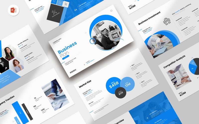 business plan presentation template original