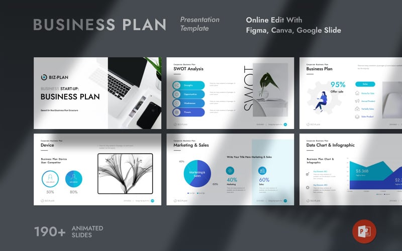 business plan presentation template original