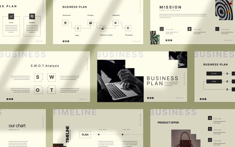 business plan presentation template original