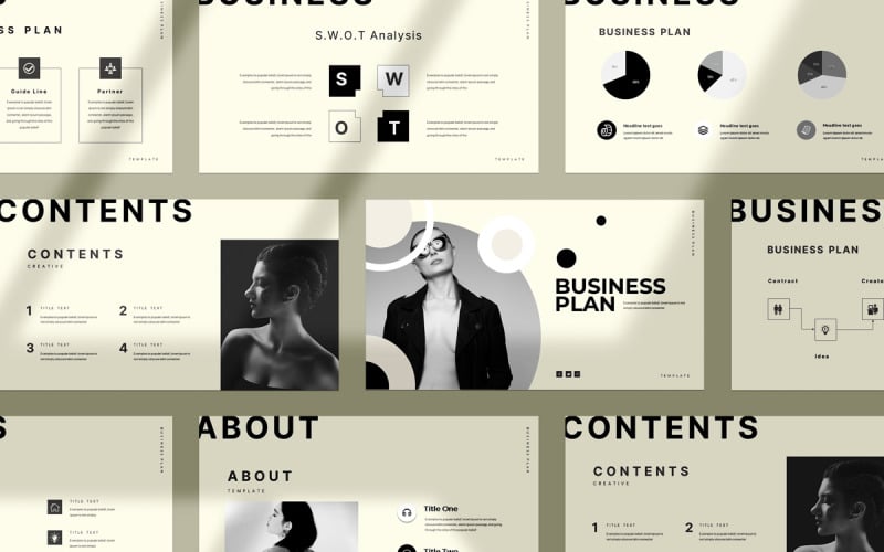 business plan presentation template original