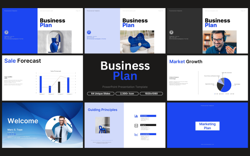 business plan presentation template original