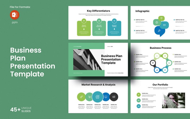 business plan simple powerpoint original
