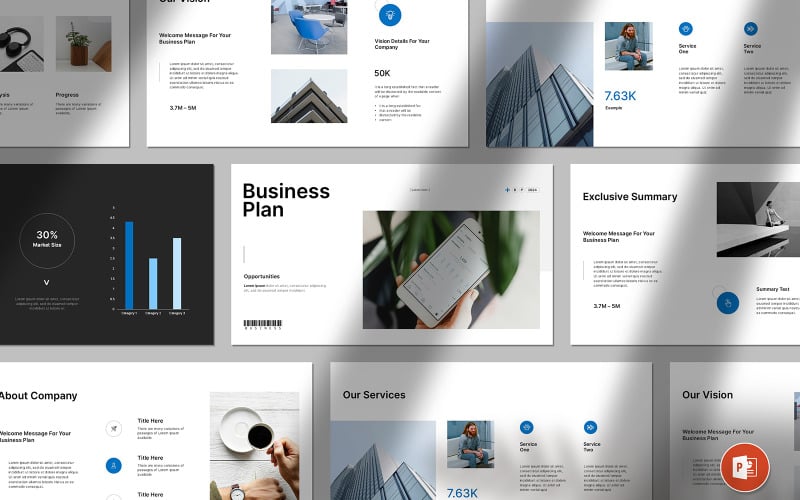 business plan smart powerpoint presentation template original