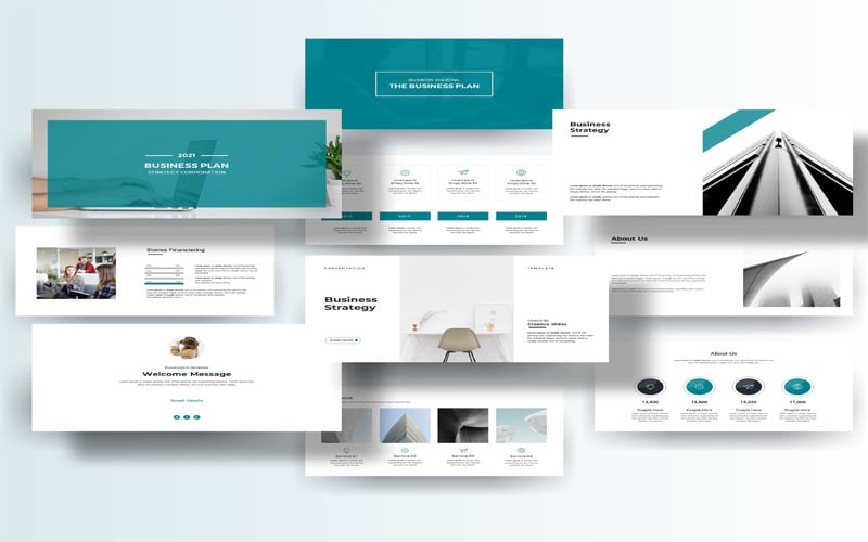 business powerpoint presentation template vol original