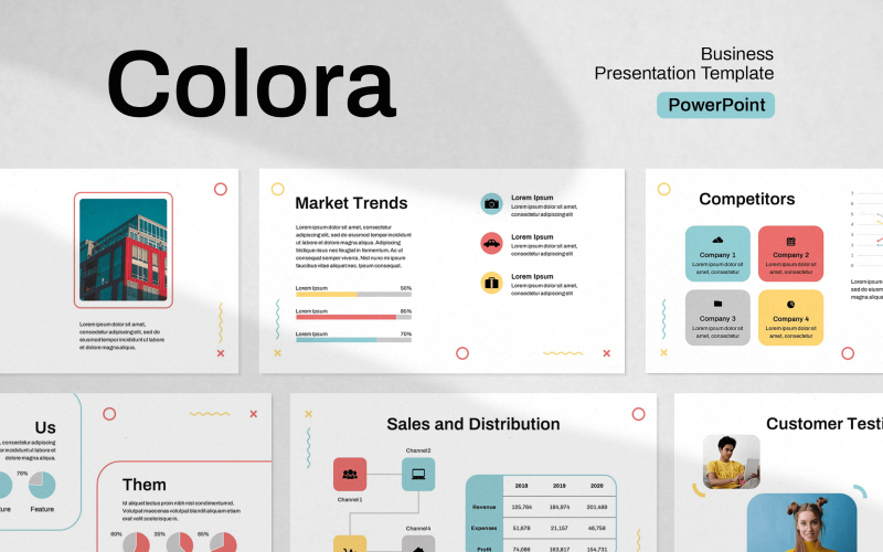 business powerpoint presentation template original