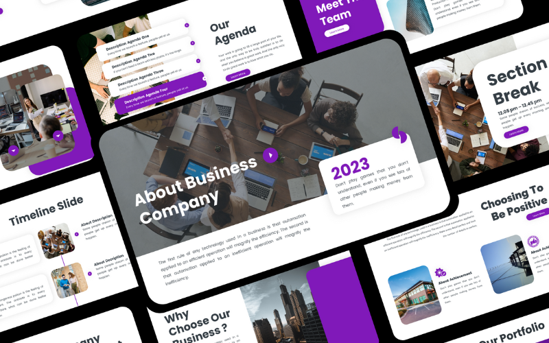 business powerpoint presentation template original
