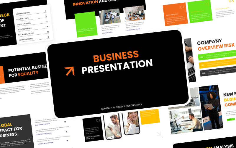 business powerpoint presentation template original