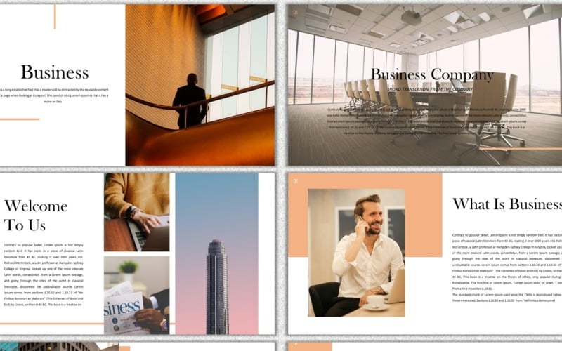 business powerpoint template original