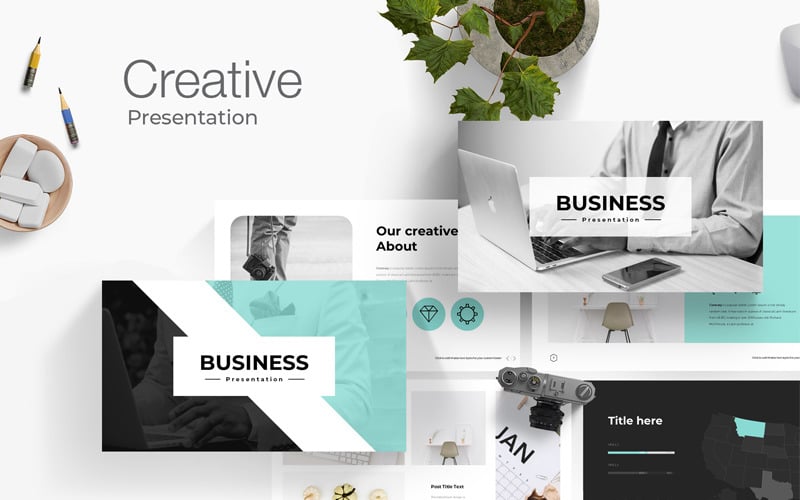 business powerpoint template original