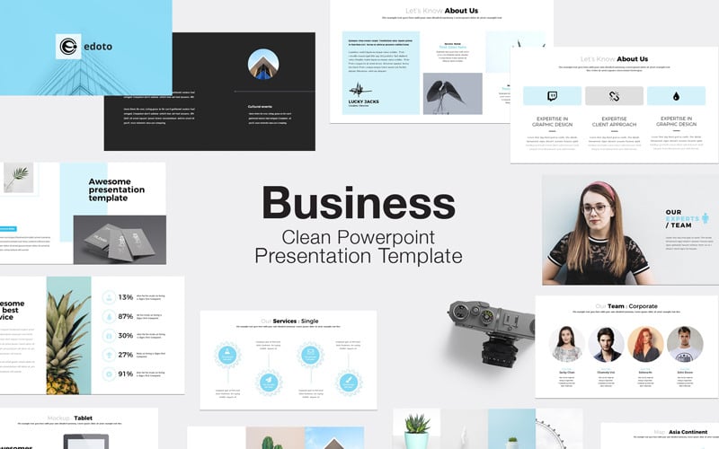 business powerpoint template original