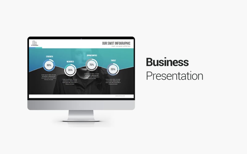 business presentation powerpoint template original