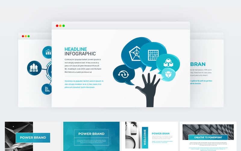 business presentation powerpoint template original
