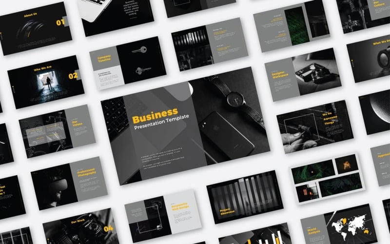 business presentation template original