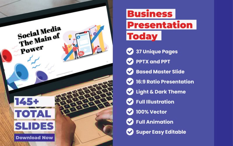 business presentation today powerpoint template original