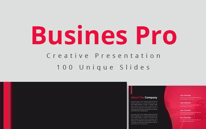 business pro powerpoint template original