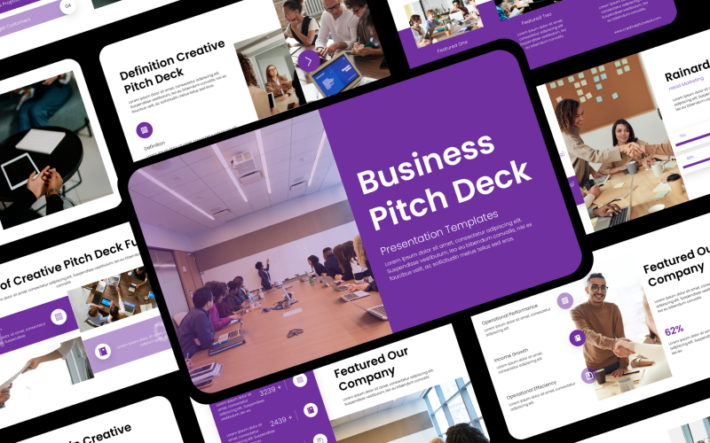 business profile company presentation template powerpoint original
