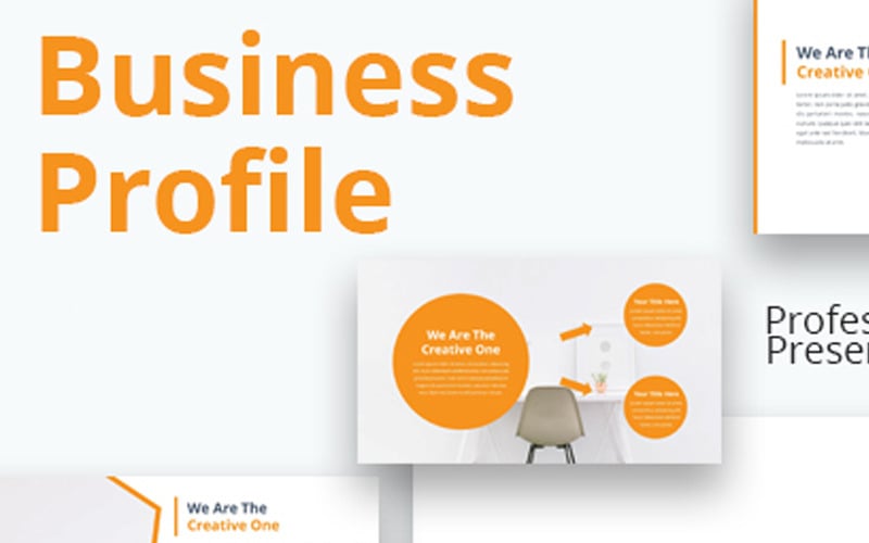 business profile powerpoint template original