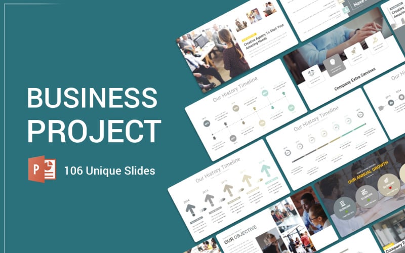 business project powerpoint template original