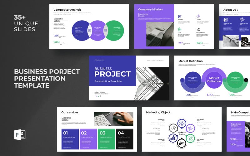 business project presentation template original