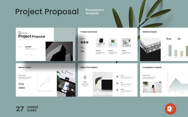 business project proposal presentation template original
