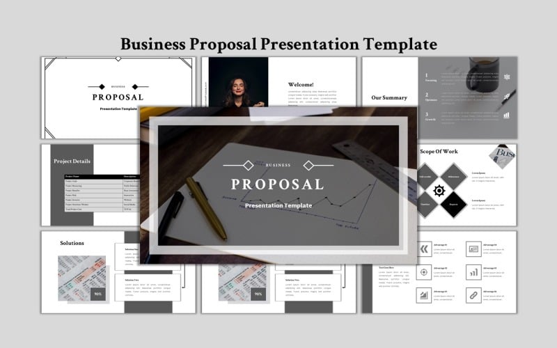 business proposal creative business powerpoint template original