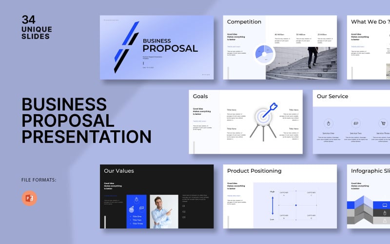 business proposal powerpoint template original