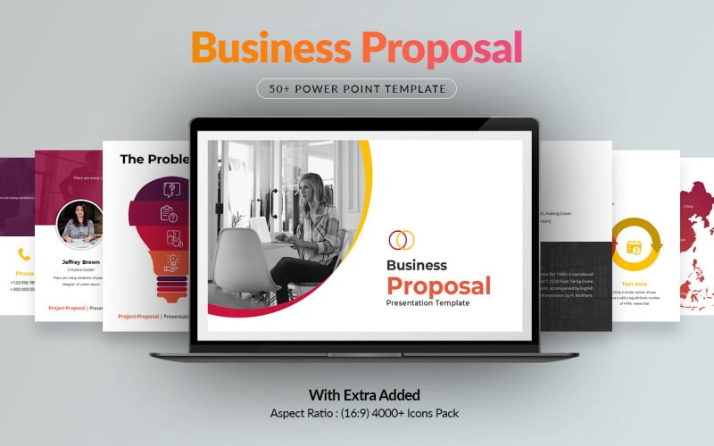 business proposal powerpoint template original