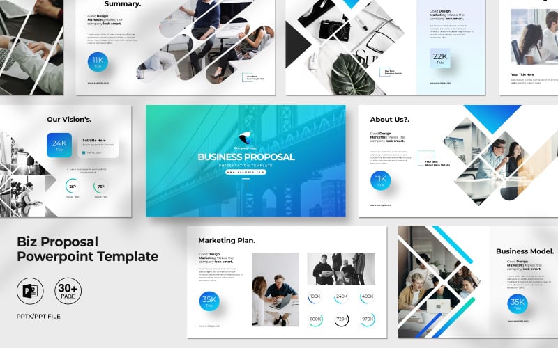 business proposal powerpoint template original
