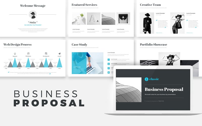 business proposal powerpoint template original