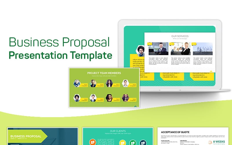 business proposal powerpoint template original