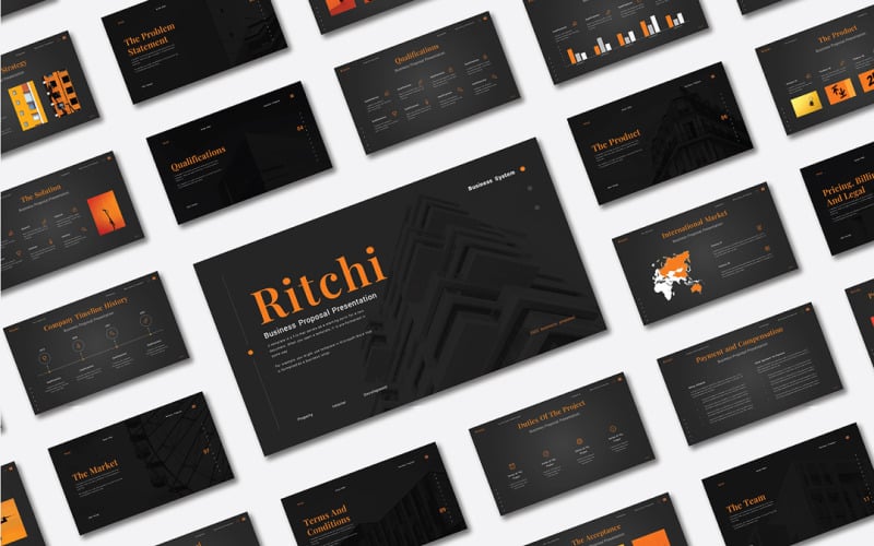 business proposal presentation template original