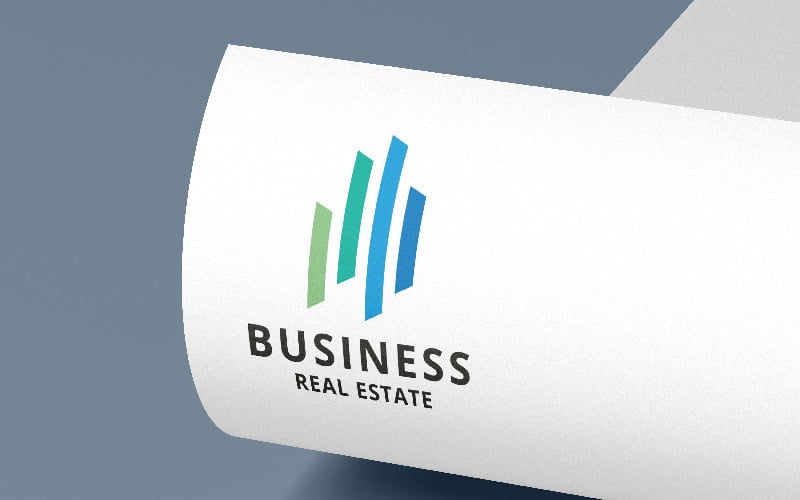 business real estate pro logo template original