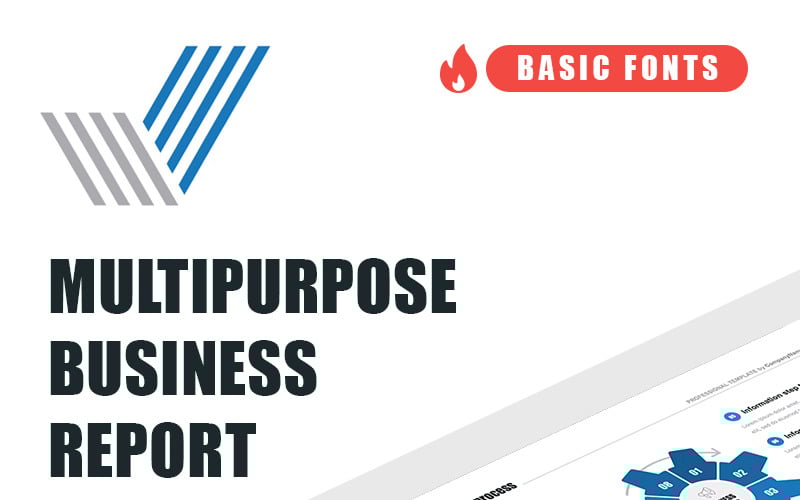 business report powerpoint template original