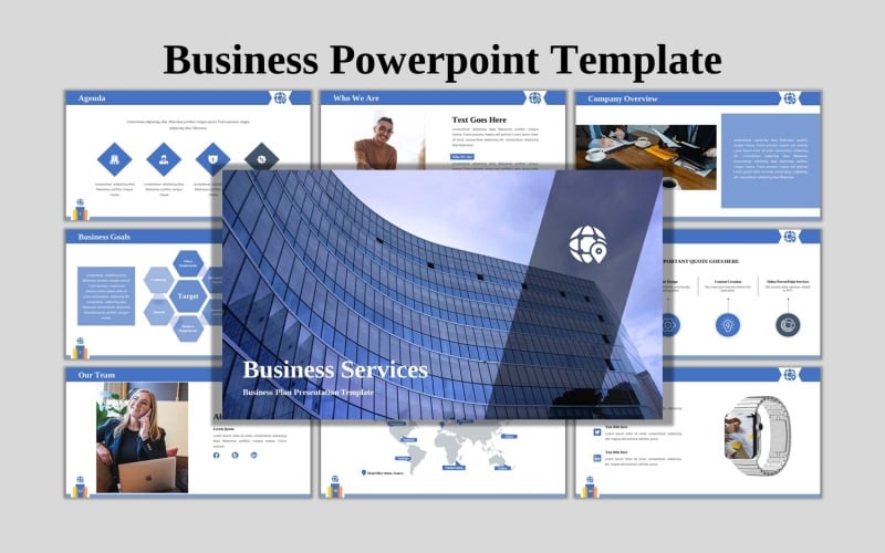 business services creative business powerpoint template original