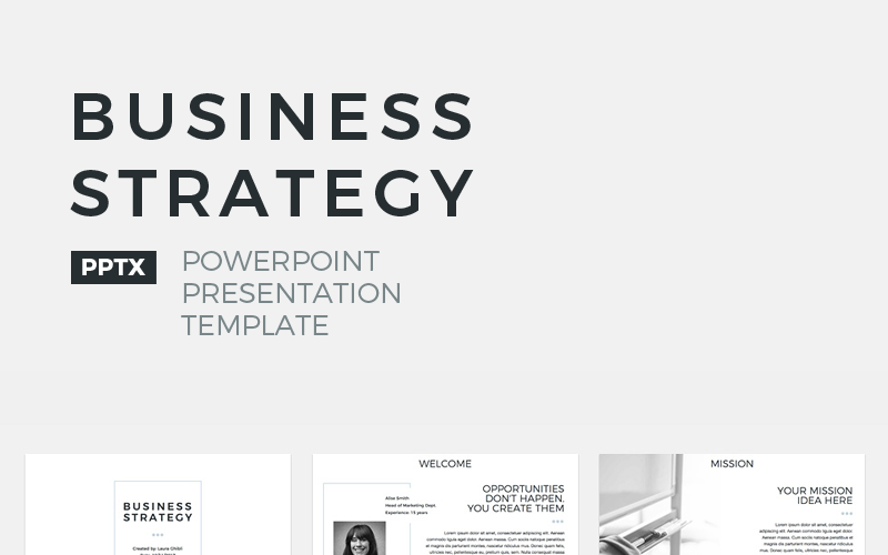 business services powerpoint template original
