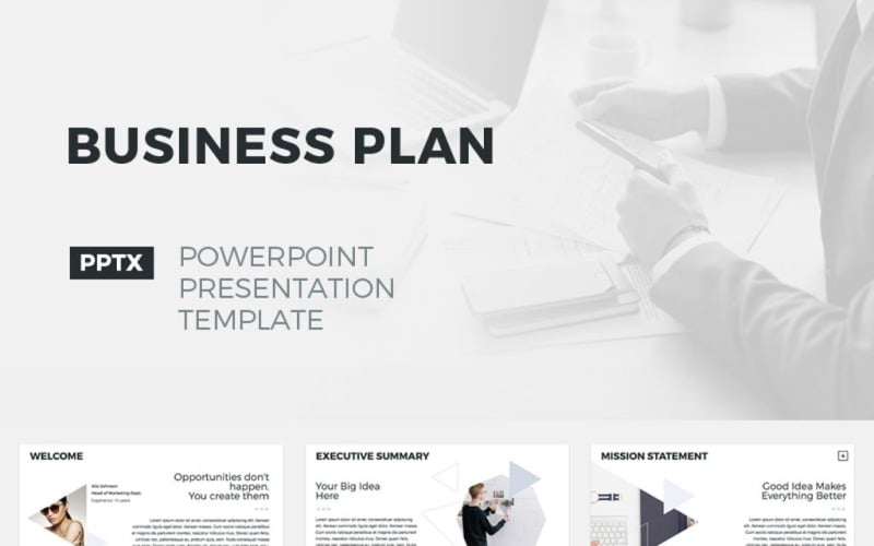 business services powerpoint template original