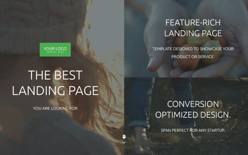 business services responsive landing page template original