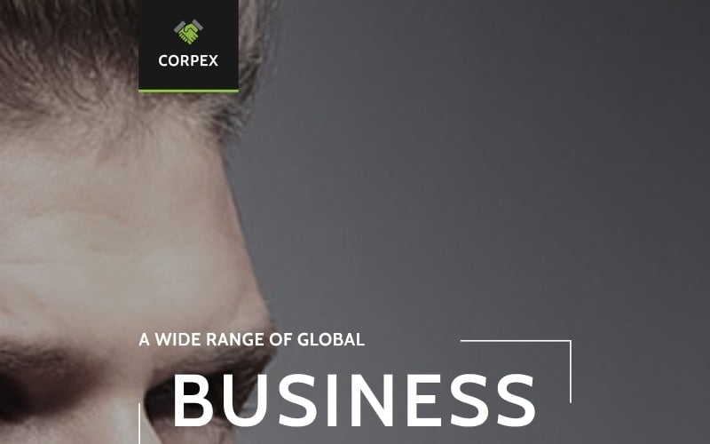 business services responsive landing page template original