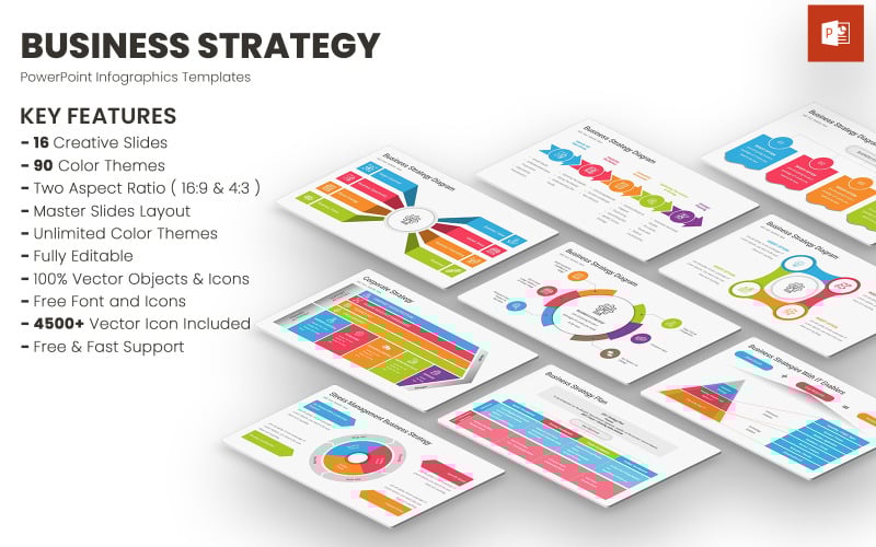 business strategy diagrams powerpoint templates original